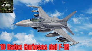 10 Datos Curiosos del F-16