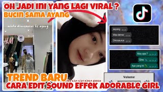 Viral tiktok cara buat video chat pake suara adorable girl | Capcut bucin 🦕