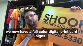 Digital Print Yard Signs