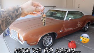 Trying to start my 1971 Cutlass… 5 Years Later!!