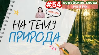 Корейские слова на тему "Природа"