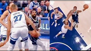 Kyrie Irving Hits Incridible Left Handed High Arking Floater Over Rudy Gobert During Game4 WC Finals