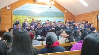 Hermanos Ciclistas Iglesia Evangélica Pentecostal Los Lagos, Chile, de visita en IEP Futrono.