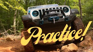 ROCK 🪨 CLIMB FAIL 🤦‍♀️- www.ColorMyJeep.com - UWHARRIE FOREST - NC