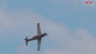 Pampa y T-6 Texan II sobre Embalse 10/02/2021