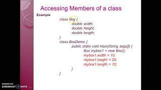 5 Classes And Object in Java