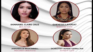 CONFIRMED 4 Miss Universe Philippines 2022 Candidates and Their Q and A!