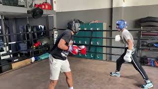 SPARRING AT THE BOXING GYM!!!