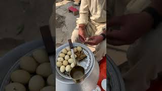 Village Food Chicken Yakhni & Boiled Eggs #shorts