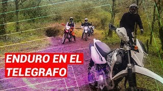 ENDURO EN EL TELEGRAFO (La pasé MUY MAL) SKUA 150 (PARTE 1 )