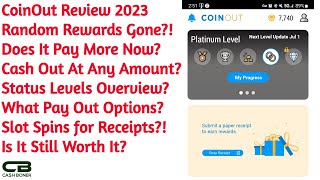 CoinOut Review 2023 - More Money for Receipts? Are Random Rewards Gone? Status Levels & More!