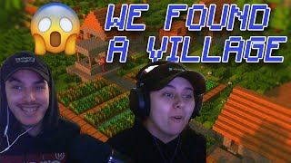 Girlfriend Plays Minecraft (2) She Found A VILLAGE!!