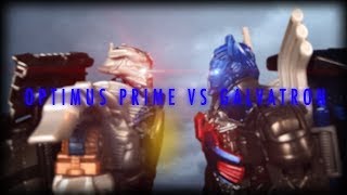 |TRANSFORMERS STOP MOTION: OPTIMUS PRIME VS GALVATRON|