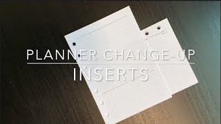 Planner Change Up - Inserts