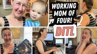 WORKING MOM DITL: Work At Home With Me | Day In The Life of a Busy Working Mom of Four