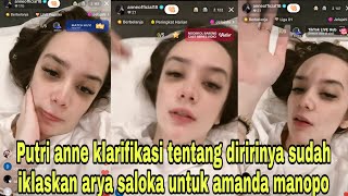 Sedang berlangsung..putri anne klarifikasi tentang dirinya sudah iklaskan arya saloka untuk manda