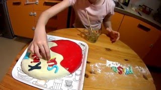 Торт Киндер Сюрприз. Kinder Surprise Egg Cake