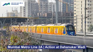 Mumbai Metro Line 2A | Action at Dahanukar Wadi