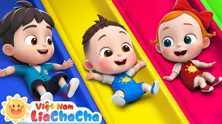 🎡 Ba anh em cùng đi chơi công viên | Em bé học hát | LiaChaCha Ca Nhạc Thiếu Nhi Việt Nam