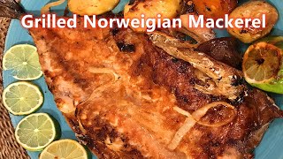 Grilled Norwegian Mackerel (2), 烤挪威清花鱼