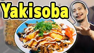 How to cook Yakisoba / Fried Noodle with an omelet *Omusoba