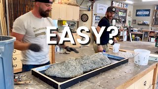 Easy Outdoor Concrete Coffee Table || Two Day Coffee Table Build