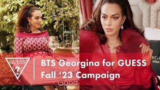 BTS Georgina for GUESS Fall '23 Campaign