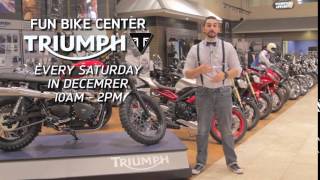 Come Demo Ride a Triumph at Tampa Triumph