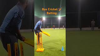 Box Cricket Batting 🏏#cricket #boxcricket #ipl #dhoni #trending #sports #teamindia #worldcup #love