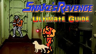 #SnakesRevenge #MetalGear Snake's Revenge NES - ULTIMATE GUIDE - ALL Items, ALL Hostages, ALL Bosses