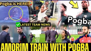 🔴BREAKING✅ Ruben AMORIM LEAD TRAINING|| PAUL POGBA RETURNS MAN UNITED TRAINING NEWS #manunitednews