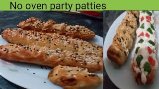 100%paratha roll ke pedon se chicken puff pastry banane ka new tarika: different shapes:many layers