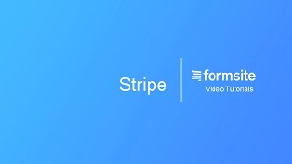 Receive Stripe payments with Formsite