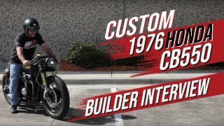 1976 Honda CB550 Restoration Builder Interview - Dime City Cycles Garage