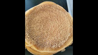 How to make oats injera ያጃ  እንጀራ ላማረ ጸጉር ቆዳና ጥፍር Ethiopian cuisineaja enjera