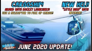 [FULL GUIDE] CARGO BOAT, LITTLE BIRD, TOWING UPDATE | Roblox Jailbreak