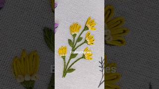 VERY VERY EASY LITTLE FLOWERS EMBROIDERY DESIGN