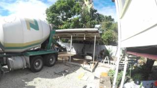 Concreting 6 x 6m slab time-lapse