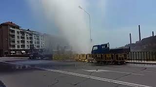 Imperia, Geyser sul ponte Impero 18.4.2018