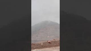 heavy rain in sundarnagr Himachal Pradesh acc mining #shorts