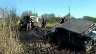 UAZ 469 stuck in mud recovery