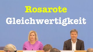 Habeck & Faeser zum ersten "Gleichwertigkeitsbericht" | BPK 3. Juli 2024