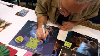 Michelan Sisti signing autographs, TMNT movies, Michelangelo