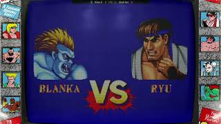 Street Fighter II': Champion Edition / Rider-X (CL) VS Black Ken (KR) / FT5