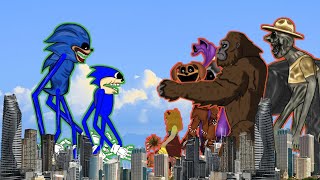 Shin Sonic Tapes Vs Kong, Catnap, Smiling Critter, Zoonomaly Full Episode Animation