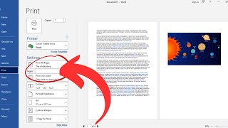 How to print specific pages in MS Word | How to choose what page to print | print only desired pages