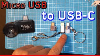 3 micro USB to USB C adapters for smartphones & USB Accessories