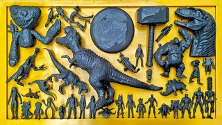 Dinosaurus Jurassic World Dominion:T-Rex, Siren Head, Kingkong, Giganotosaurus, Skibidi, Godzilla