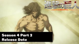 FINALLY PART 2 HAS BEEN ANNOUCED| Attack On Titan Season 4 Part 2 Announcement Discussion