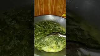 Masak santan daun Singkong 🤤🤤 #youtubeshorts #masak #dj